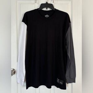 Hollister Color Block Oversized Long Sleeve Tee